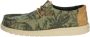 HEYDUDE Wally Palm Jute Heren Instappers Burnt Olive Ginger Brown - Thumbnail 2