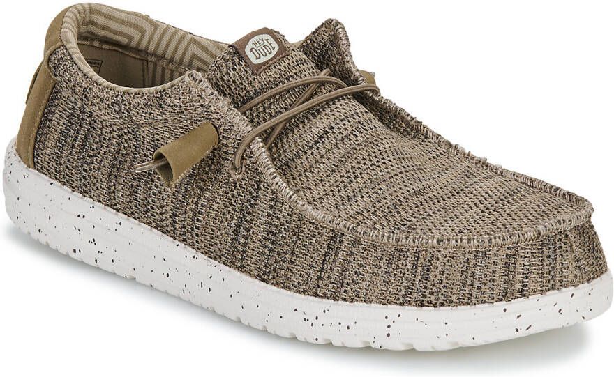 Hey Dude HEYDUDE Wally Sox Heren Instappers Brown | Bruin | Textiel - Foto 2