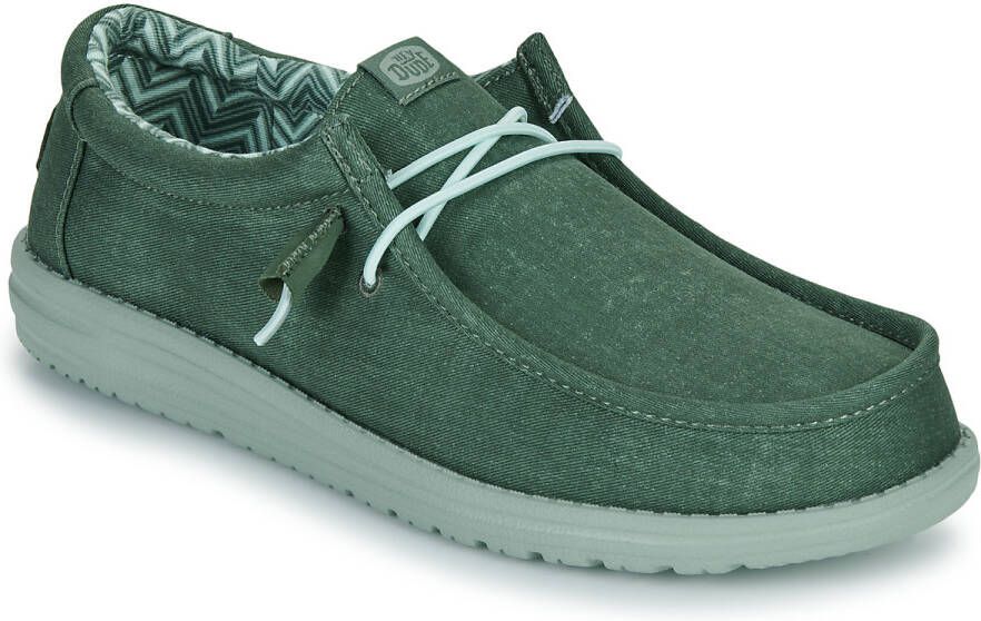 HEYDUDE Instappers Wally Stretch Canvas