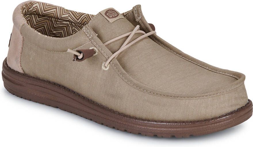 HEYDUDE Instappers WALLY STRETCH CANVAS BLOCK