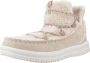 HeyDude Women's Camden Suede Cozy Winterschoenen beige wit - Thumbnail 3