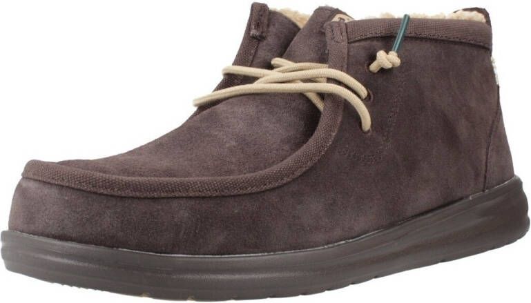 HEYDUDE Wally Mid GripR Warmth Heren Instappers Mole Brown - Foto 3