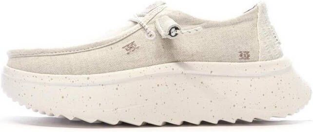Hey Dude Platte Veterschoenen voor Dames Chambray Beige Dames - Foto 7