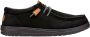 Hey Dude Zwarte Wally Grip Craft Leren Mocassin Black Heren - Thumbnail 2