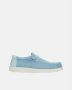 HEYDUDE Wally Stretch Sox Heren Schoenen Blauw Maat: 40 Canvas Foot Locker - Thumbnail 1