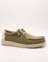 Hey Dude Groene platte schoenen Wally Coastline Jute Green Heren - Thumbnail 2