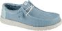 HEYDUDE Wally Stretch Sox Heren Schoenen Blauw Maat: 41 Canvas Foot Locker - Thumbnail 3