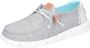 HeyDude Women's Wendy Heathered Slub Tropical Sneakers grijs - Thumbnail 2