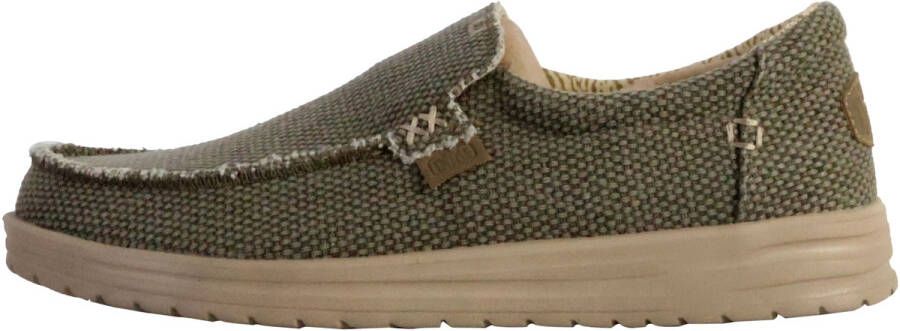 Hey Dude HEYDUDE Mikka Braided Heren Instappers Off White Beige Wit HD40124-1LB - Foto 12