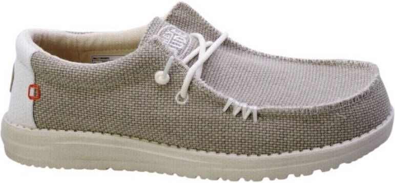 Hey Dude HEYDUDE Wally Braided Heren Instappers Off White | Wit | Katoen - Foto 16