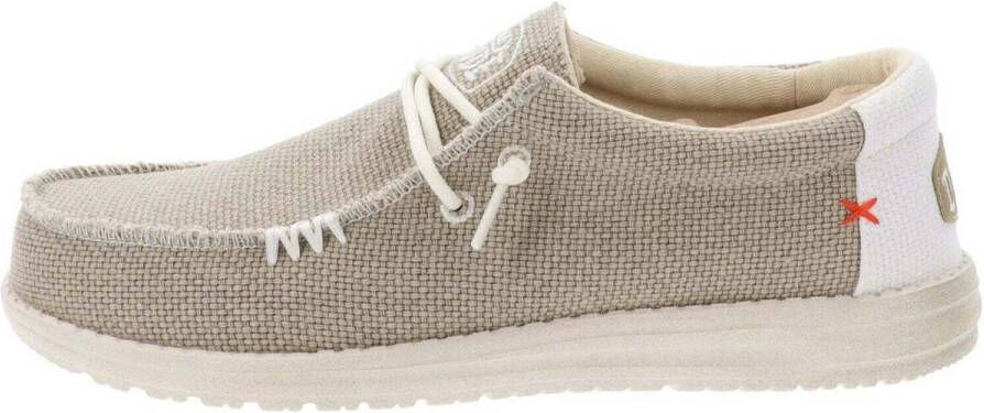 Hey Dude HEYDUDE Wally Braided Heren Instappers Off White | Wit | Katoen - Foto 14