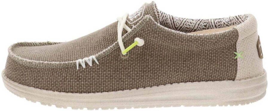 HEYDUDE Instappers Wally Braided Fossil HD40003-2BS Bruin - Foto 10