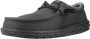 HEYDUDE Wally Canvas Heren Instappers Black Black - Thumbnail 3
