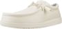 Hey Dude Canvas Instap Mocassin Schoen White Heren - Thumbnail 3
