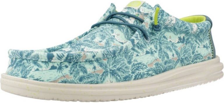 HEYDUDE Wally H2O Heren Instappers Tropical Blue Tropical - Foto 4