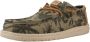HEYDUDE Wally Palm Jute Heren Instappers Burnt Olive Ginger Brown - Thumbnail 2