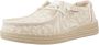 HEYDUDE Wendy Espadrille Retro Palm Dames Instappers Pale Pink White - Thumbnail 5