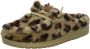 HEYDUDE Wendy Slipper Leo Fur Dames Pantoffels Tan Multi - Thumbnail 2