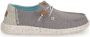 HeyDude Women's Wendy Heathered Slub Tropical Sneakers grijs - Thumbnail 2