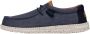 HEYDUDE Wally Washed Navy - Thumbnail 1