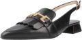 Hispanitas Fringe Sandal Pumps Black Dames - Zwart