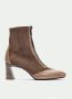 HISPANITAS Enkellaarsjes Dames Hi254186 Maat: 38 Materiaal: Suède Kleur: Taupe - Thumbnail 4