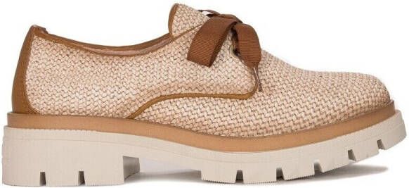 Hispanitas Mode Flats: Eco Leren Schoenen Beige Dames - Foto 2