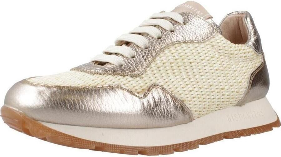 HISPANITAS Lage Sneakers Dames Rhv254045 Maat: 40 Materiaal: Leer Kleur: Brons - Foto 2