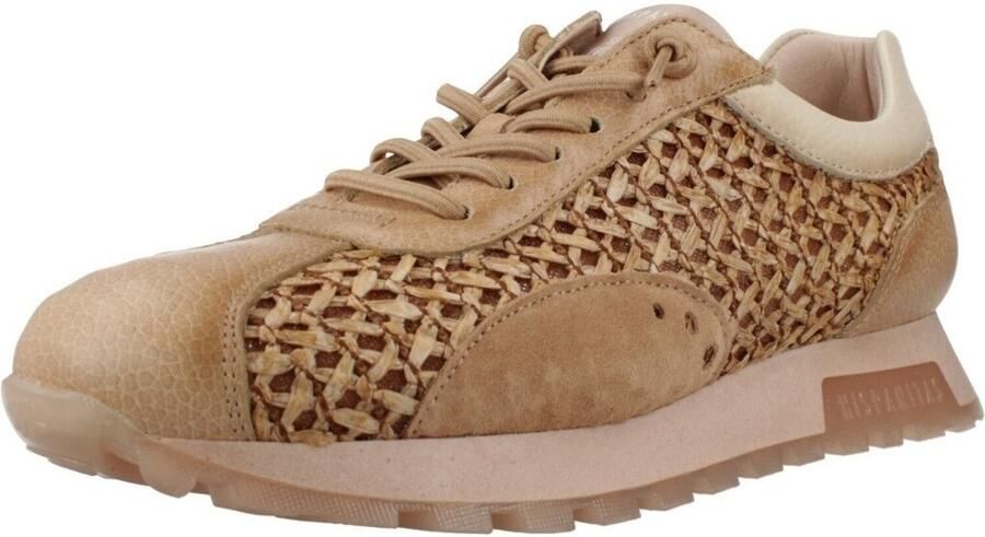 Hispanitas Bruine leren bolero-sneakers - Foto 5