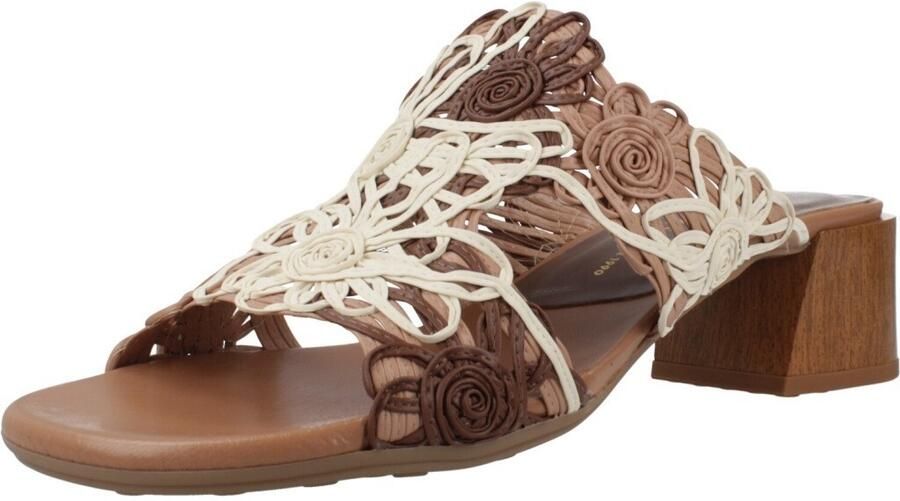 HISPANITAS Slippers Dames Hv264841 Maat: 40 Materiaal: Raffia Kleur: Beige - Foto 4
