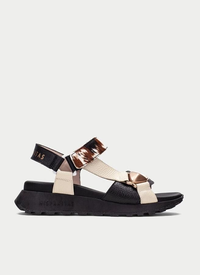 Hispanitas Sandalen met sleehak CHV264807BUTTER - Foto 5