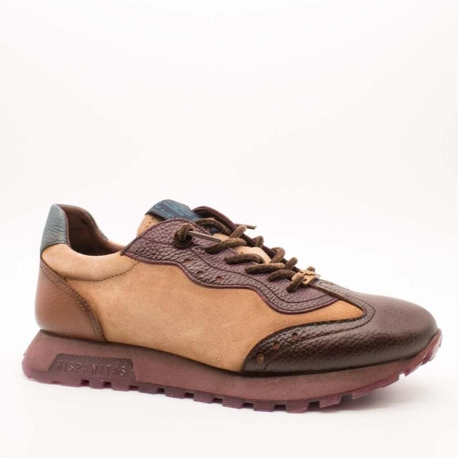 Hispanitas Bruine Oregon leren sneakers - Foto 2