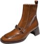HISPANITAS Enkellaarsjes Dames Hi243727 Maat: 39 Materiaal: Lakleer Kleur: Cognac - Thumbnail 2