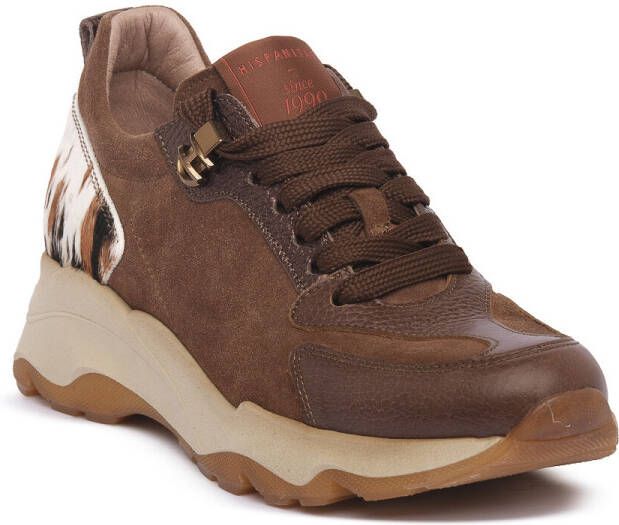Hispanitas Lage Sneakers VELOUR AVELLANA