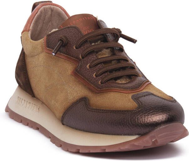 Hispanitas Lage Sneakers VELOUR BISCUIT