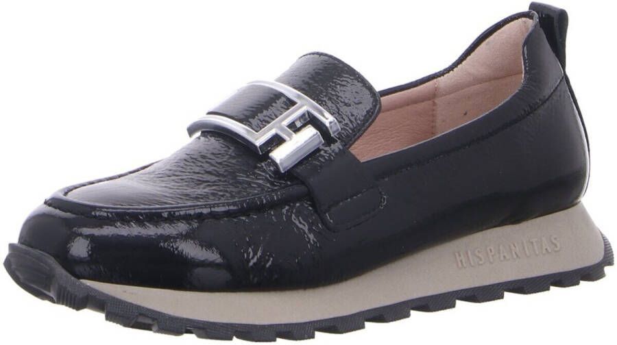 HISPANITAS Instappers Dames Hi243621 Lak Maat: 39 Materiaal: Lakleer Kleur: Zwart - Foto 6