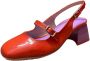 Hispanitas Mary Jane Slingback Schoenen Red Dames - Thumbnail 3
