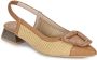 HISPANITAS Slingbacks Dames Rhv254046 Maat: 37 Materiaal: Raffia Kleur: Camel - Thumbnail 3