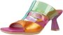 Hispanitas Multi Kleur Leren Jurk Sandalen Multicolor Dames - Thumbnail 3