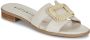 Hispanitas Platte Sandalen Sliders Beige Dames - Thumbnail 11