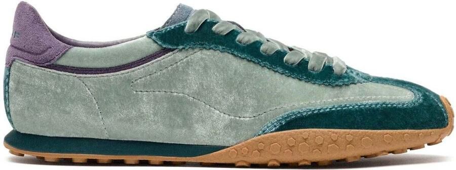 HOFF Lage Sneakers BRIDGE VELVET AQUAMARINE