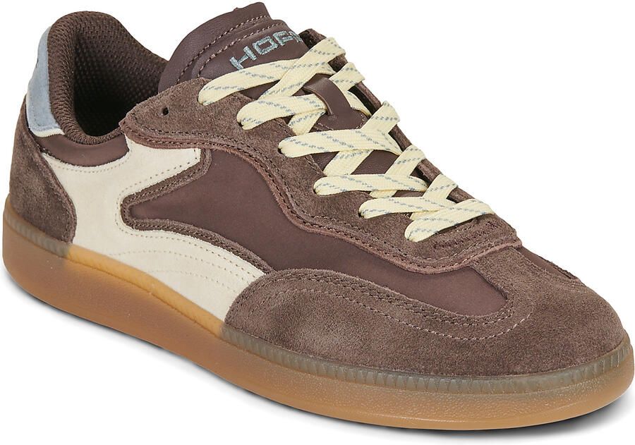 HOFF Park leren suède sneakers donkerbruin ecru - Foto 9