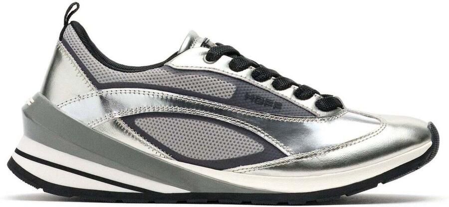 HOFF Lage Sneakers SEVEN RUNNER METALLIC SILVER