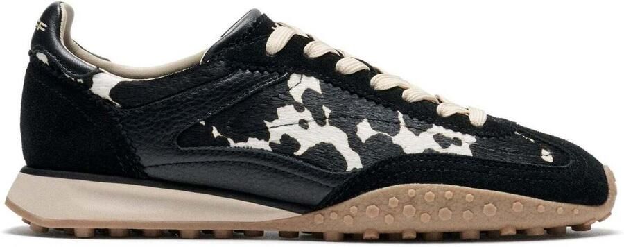 THE HOFF BRAND Lage Sneakers Bridge Mkii Print Suède Zwart - Foto 2
