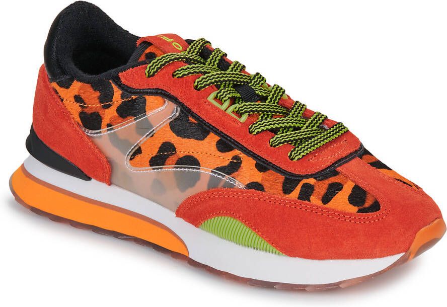 The HOFF Brand HOFF &apos;Orange Lady&apos; damessneakers Oranje Suede Lage sneakers Dames