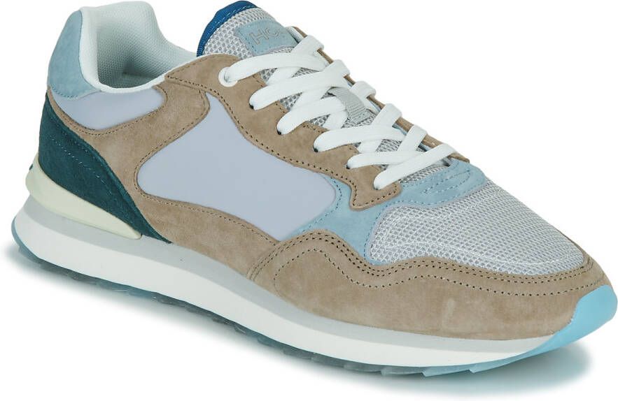 THE HOFF BRAND Lage Sneakers Heren Bristol Maat 42 Materiaal Suede Kleur Blauw Schoenen