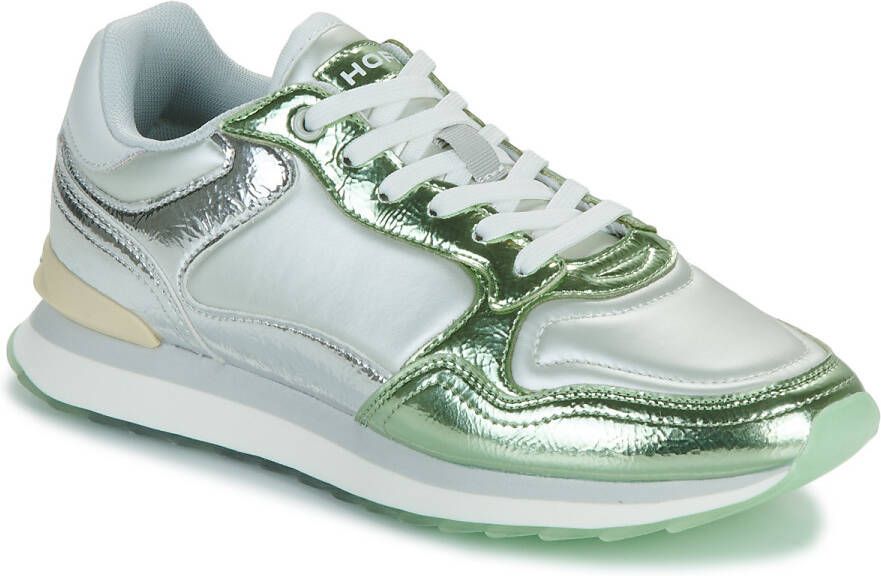The HOFF Brand Iron metallic zilver gr Groen Textiel Lage sneakers Dames - Foto 3