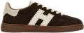 HOGAN Lage Sneakers Dames Cool Allacciato H Suède Bruin - Bruin