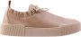 Högl Minimalistische Leren Sneakers Beige Dames - Thumbnail 2