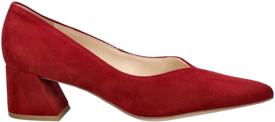 Högl Rode Suède Pumps met G Breedte - Foto 2